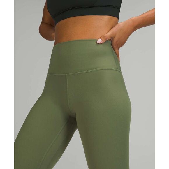 Lululemon Align High-Rise Pant 25" Green Women’s Size 4 Yoga Activewear - Picture 3 of 10